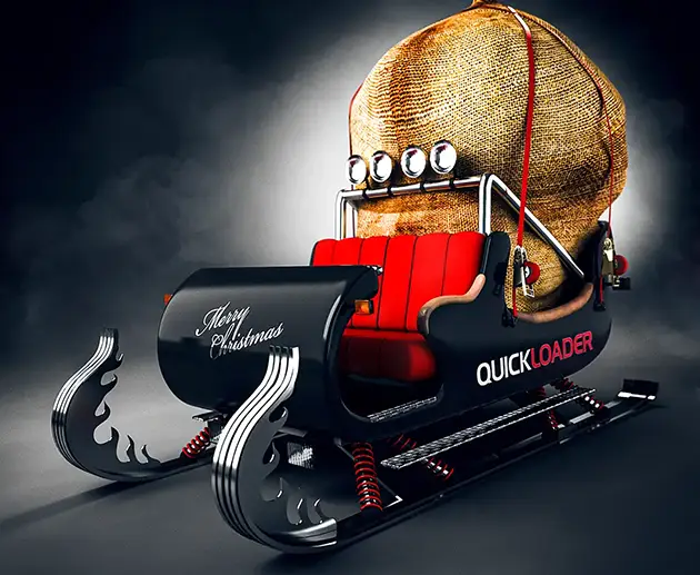 3D-ILLUSTRATION - Quickloader - Santas Sleigh