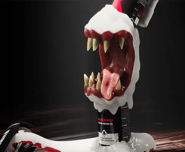 3D-ILLUSTRATION - WTF - Halloween Monster